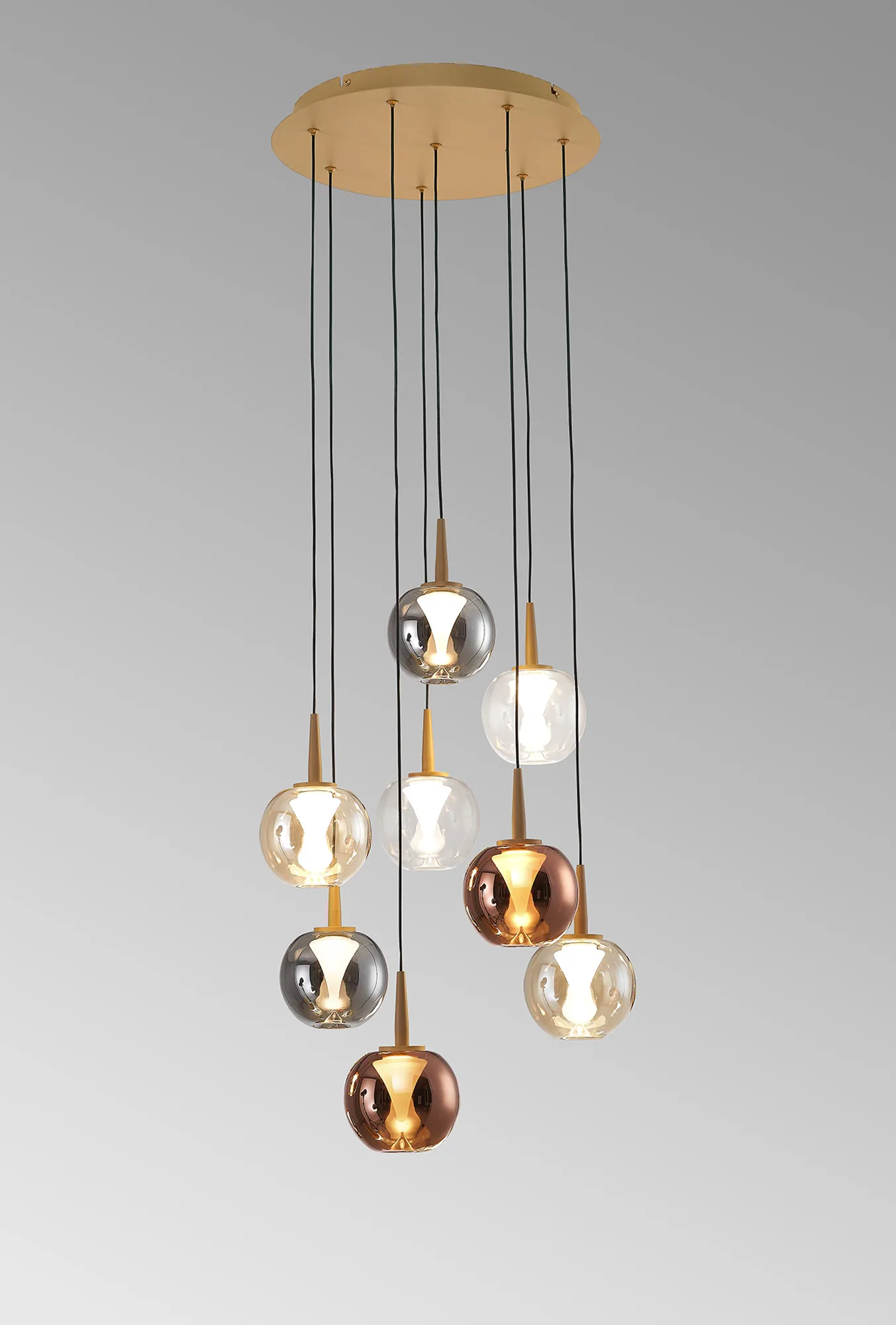 Andromeda Gold Ceiling Lights Mantra Multiple Pendant